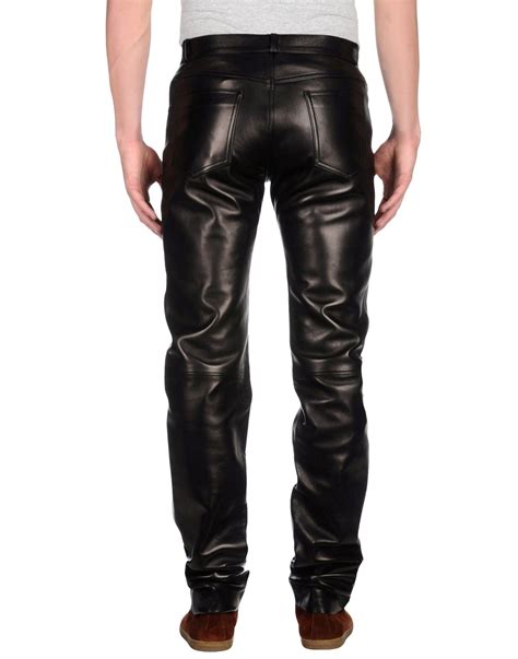 gucci leather pants|gucci formal trousers.